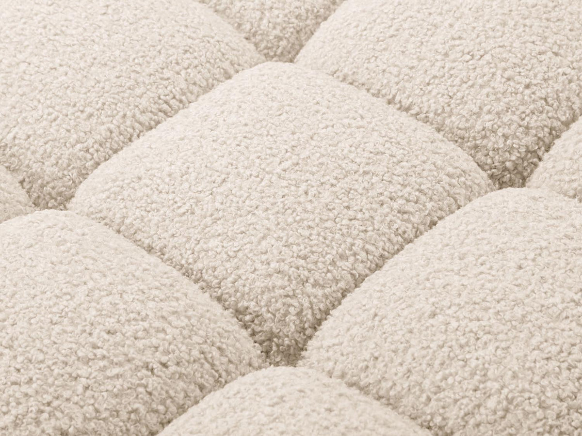 Bellis Boucle Modul rechts 1 Sitzer in Light Beige-Rolf präsentiert im Onlineshop von KAQTU Design AG. Modulares Sofa ist von Micadoni