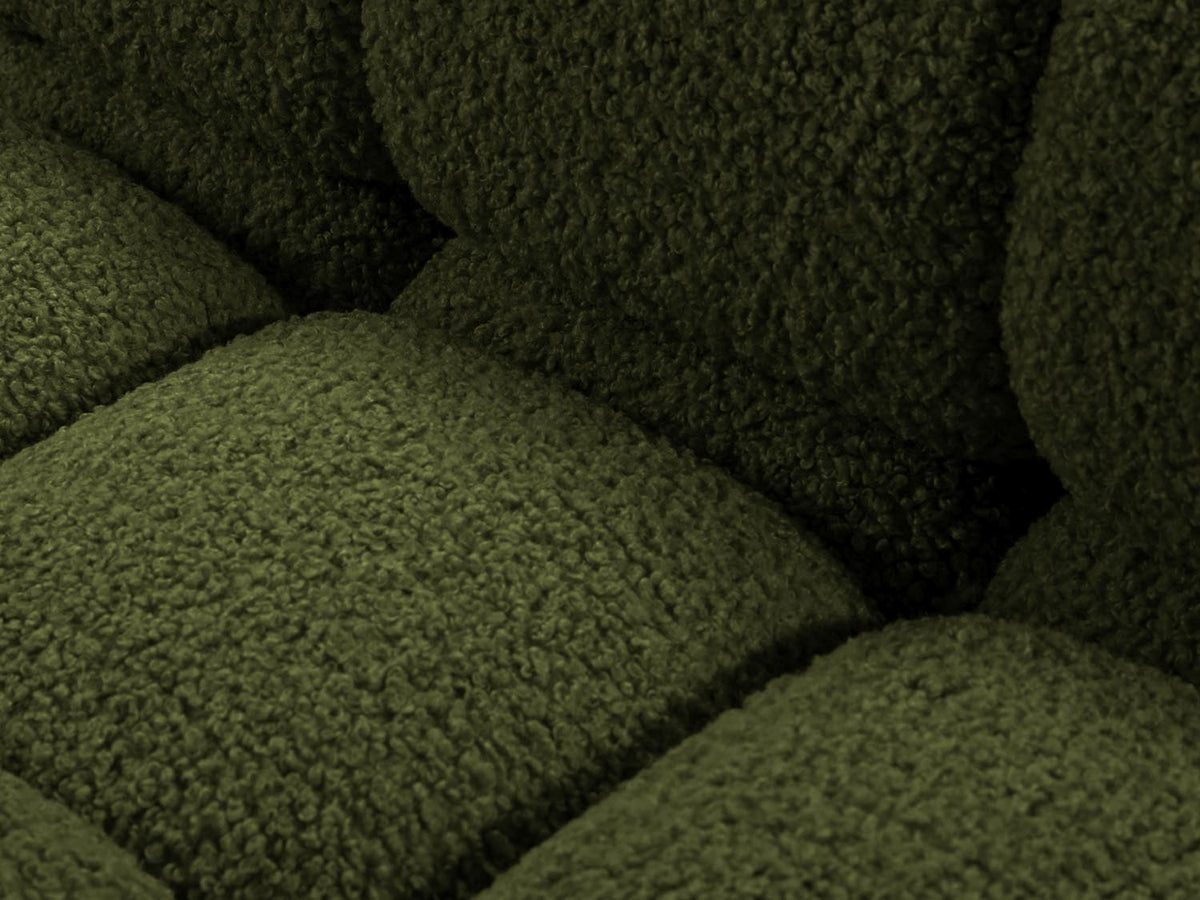 Bellis Boucle Modul rechts 1 Sitzer in Green-Rolf präsentiert im Onlineshop von KAQTU Design AG. Modulares Sofa ist von Micadoni