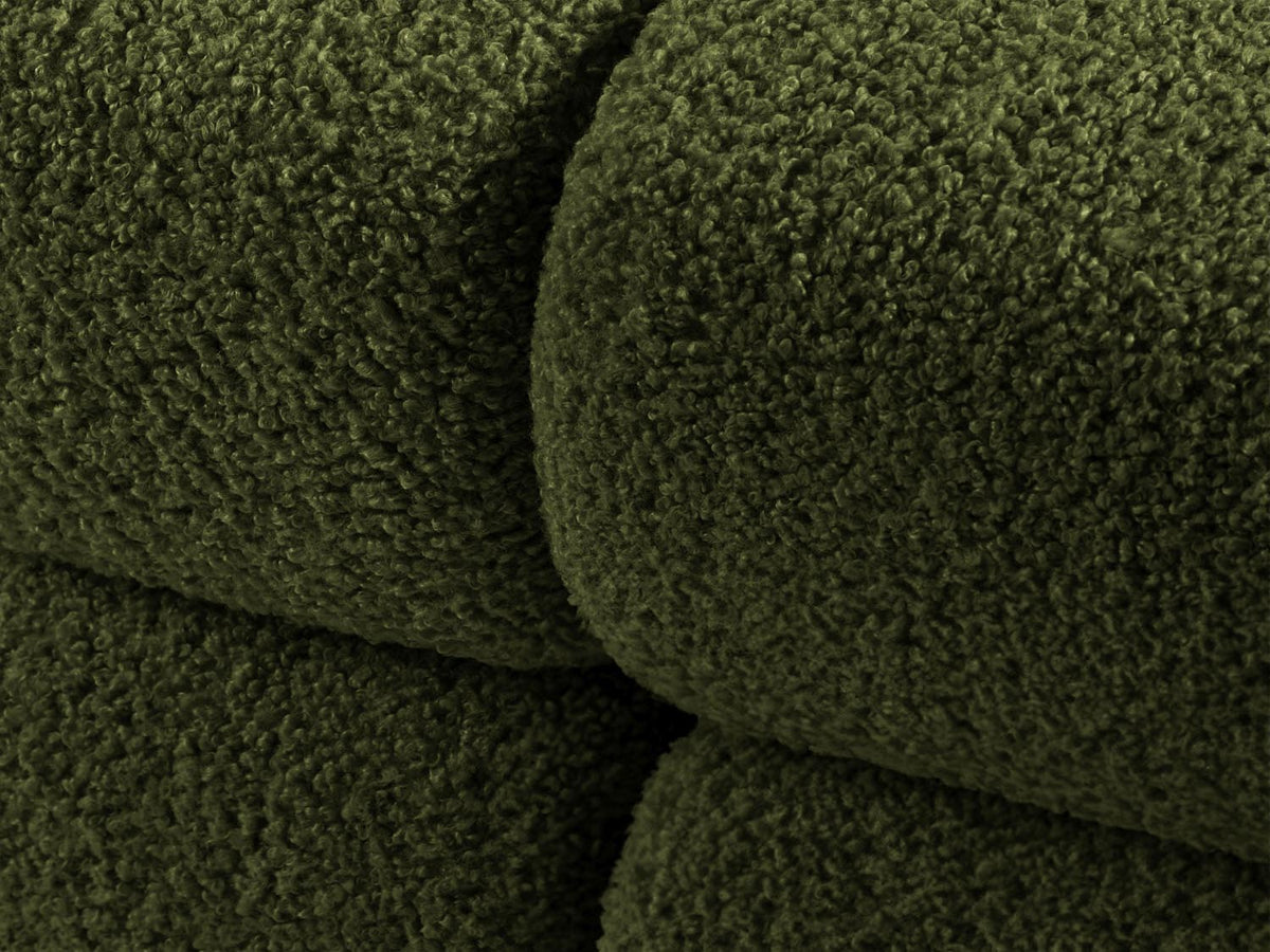 Bellis Boucle Modul rechts 1 Sitzer in Green-Rolf präsentiert im Onlineshop von KAQTU Design AG. Modulares Sofa ist von Micadoni