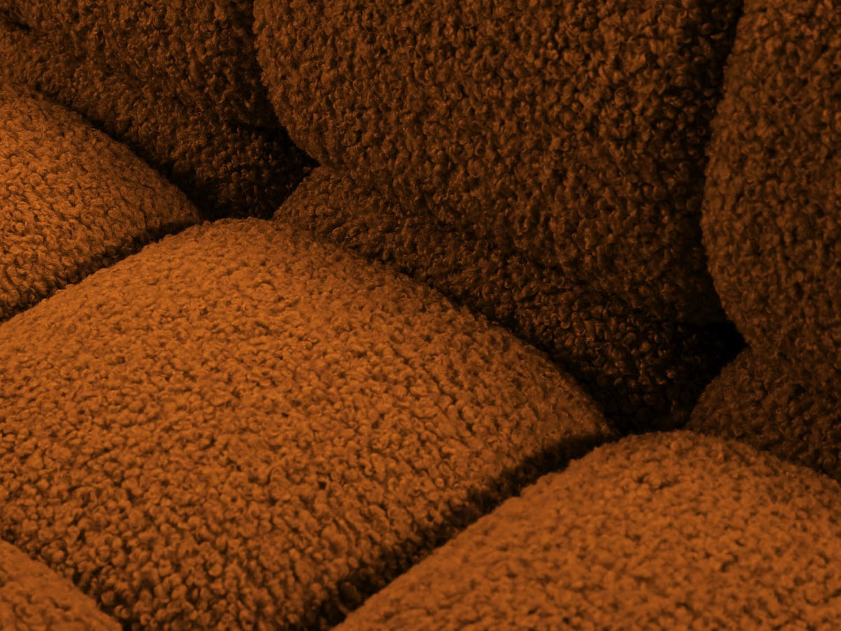Bellis Boucle Modul rechts 1 Sitzer in Brick-Rolf präsentiert im Onlineshop von KAQTU Design AG. Modulares Sofa ist von Micadoni