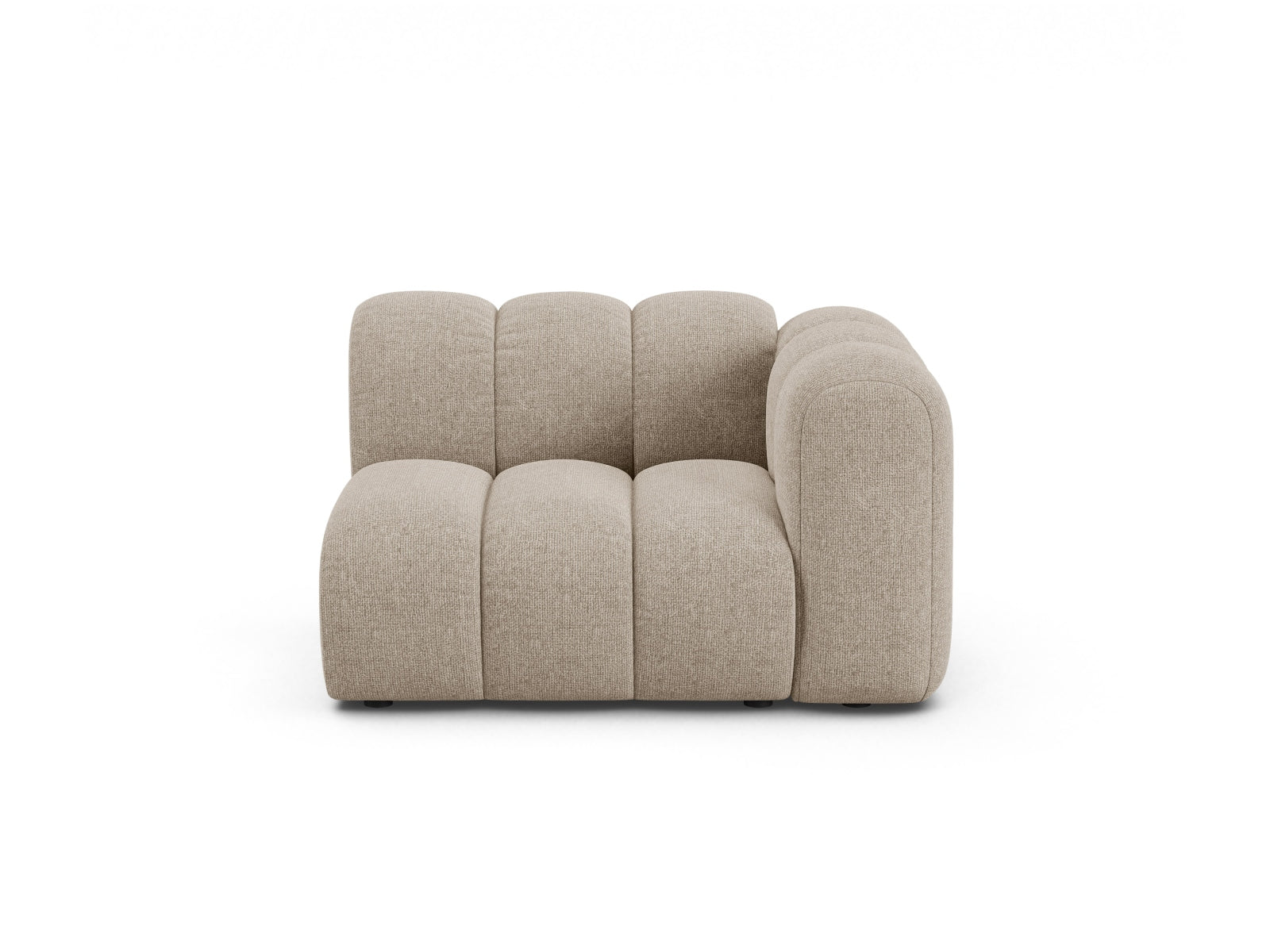 Lupine Modul rechts 1 Sitzer in Dark Beige präsentiert im Onlineshop von KAQTU Design AG. Modulares Sofa ist von Micadoni