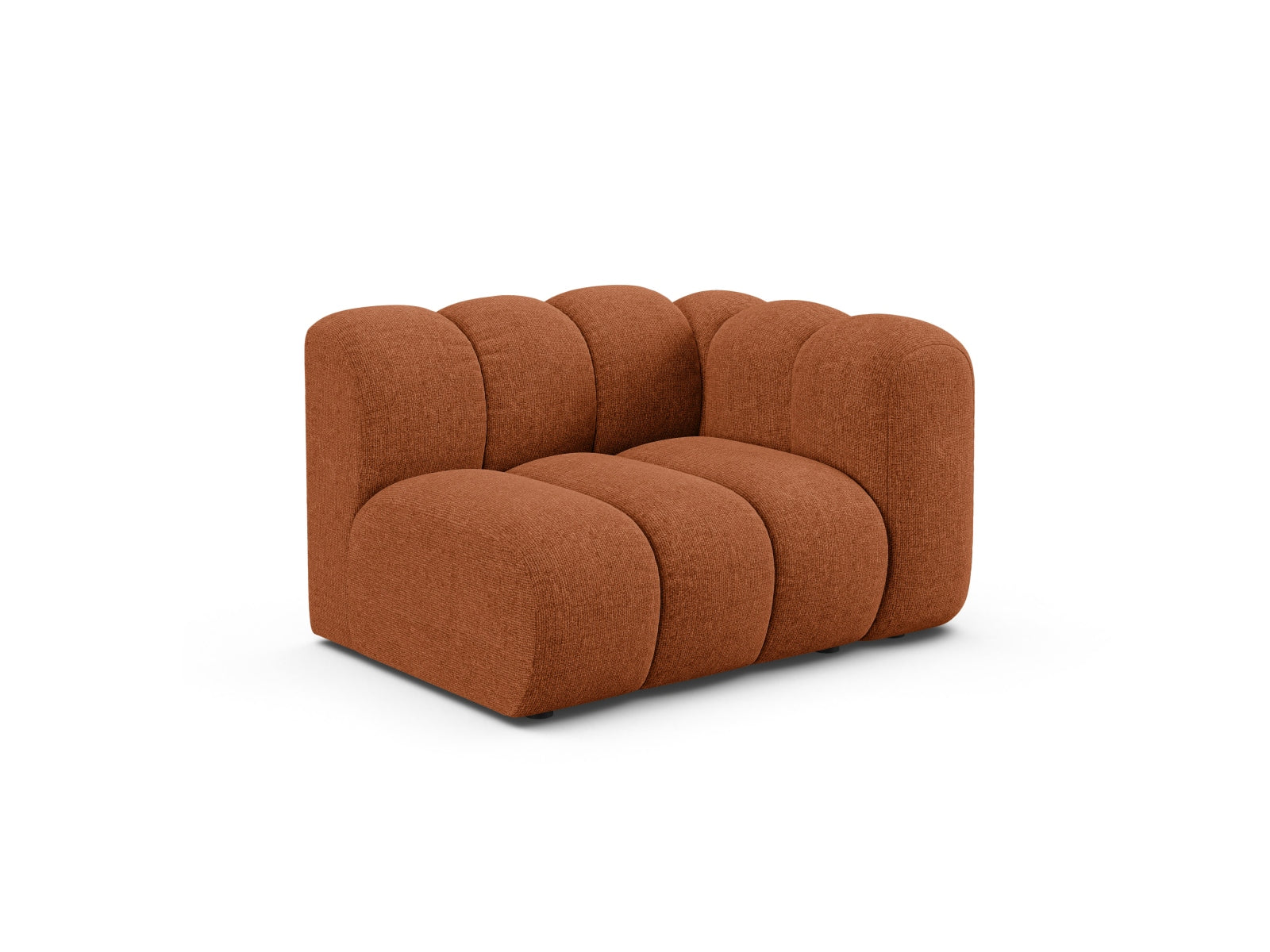 Lupine Modul rechts 1 Sitzer in Brick präsentiert im Onlineshop von KAQTU Design AG. Modulares Sofa ist von Micadoni
