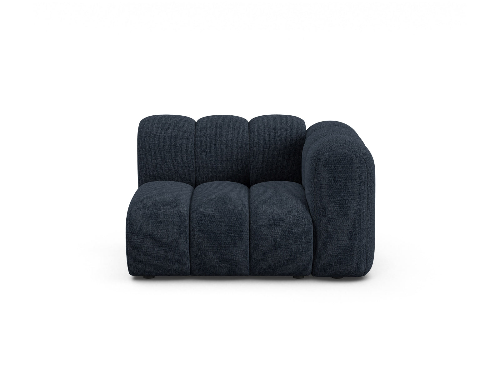 Lupine Modul rechts 1 Sitzer in Navy Blue präsentiert im Onlineshop von KAQTU Design AG. Modulares Sofa ist von Micadoni