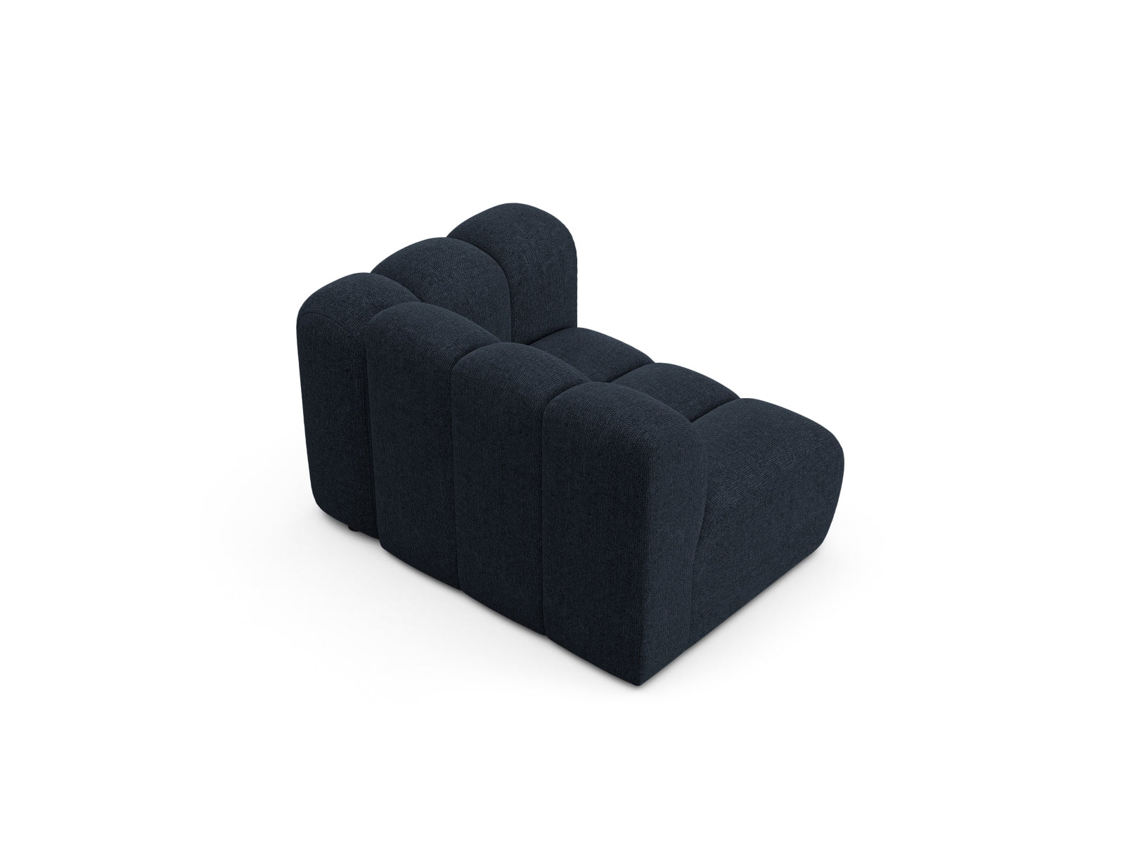 Rechtsseitiges 1-Sitzer Modul des Lupine Sofas in stilvollem Navy Blue-Eden, perfekt für kreative Raumkonzepte und zeitgemäße Einrichtung.