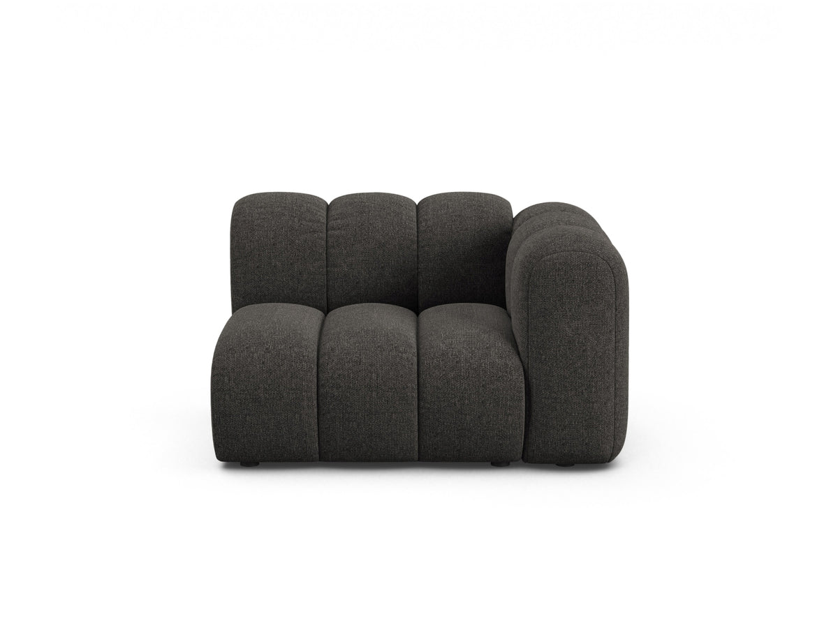 Lupine Modul rechts 1 Sitzer in Dark Grey-Eden präsentiert im Onlineshop von KAQTU Design AG. Modulares Sofa ist von Micadoni