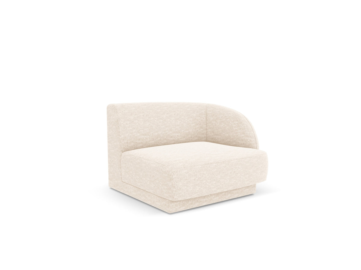 Miley Modul rechts 1 Sitzer in Ivory-Eden präsentiert im Onlineshop von KAQTU Design AG. Modulares Sofa ist von Micadoni
