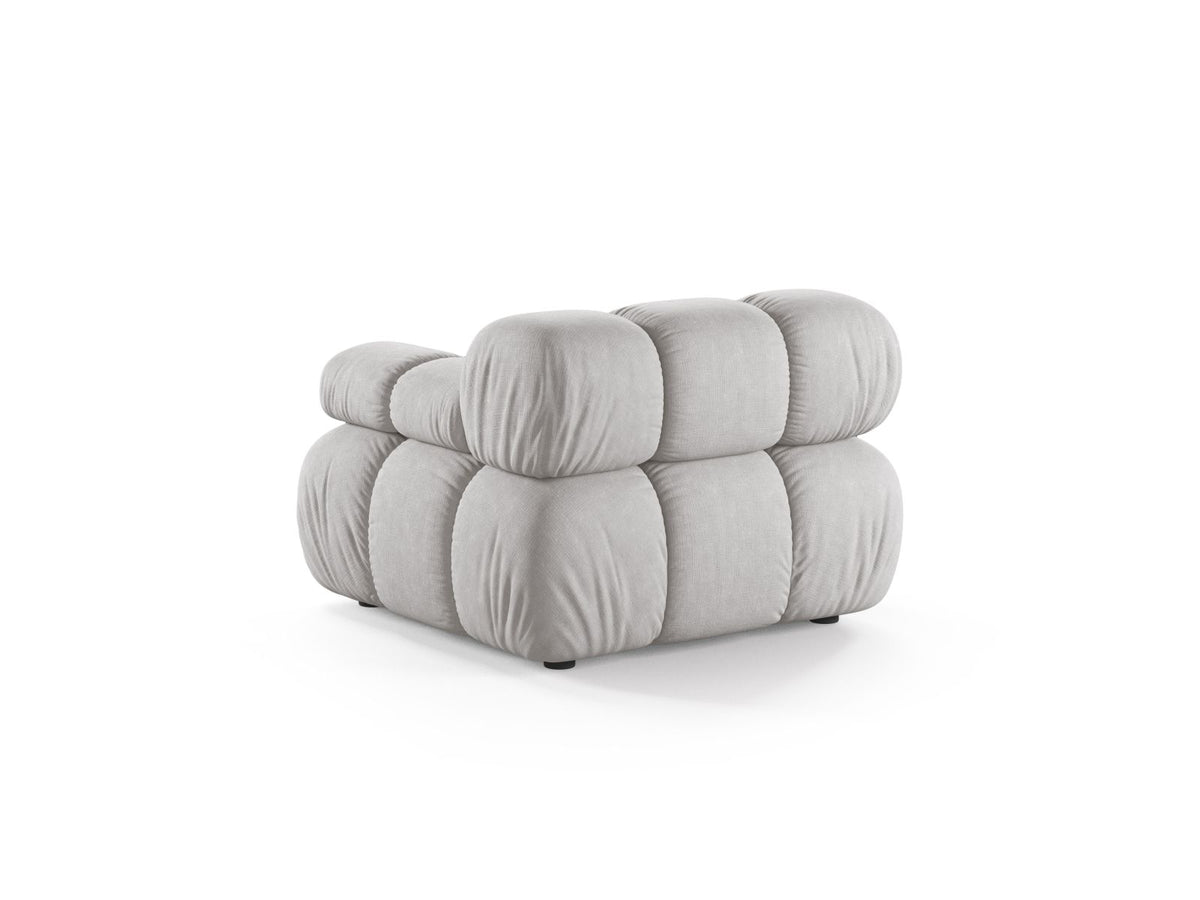1-Sitzer Modul rechts Bellis in Light Grey-Liberty präsentiert im Onlineshop von KAQTU Design AG. Modulares Sofa ist von Micadoni
