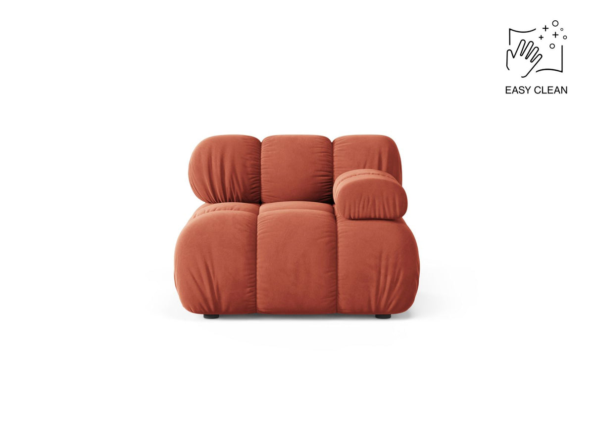 1-Sitzer Modul rechts Bellis in Coral-Venus präsentiert im Onlineshop von KAQTU Design AG. Modulares Sofa ist von Micadoni