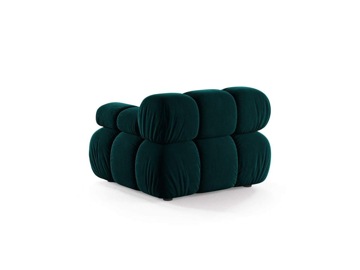 1-Sitzer Modul rechts Bellis in Deep Petrol-Venus präsentiert im Onlineshop von KAQTU Design AG. Modulares Sofa ist von Micadoni