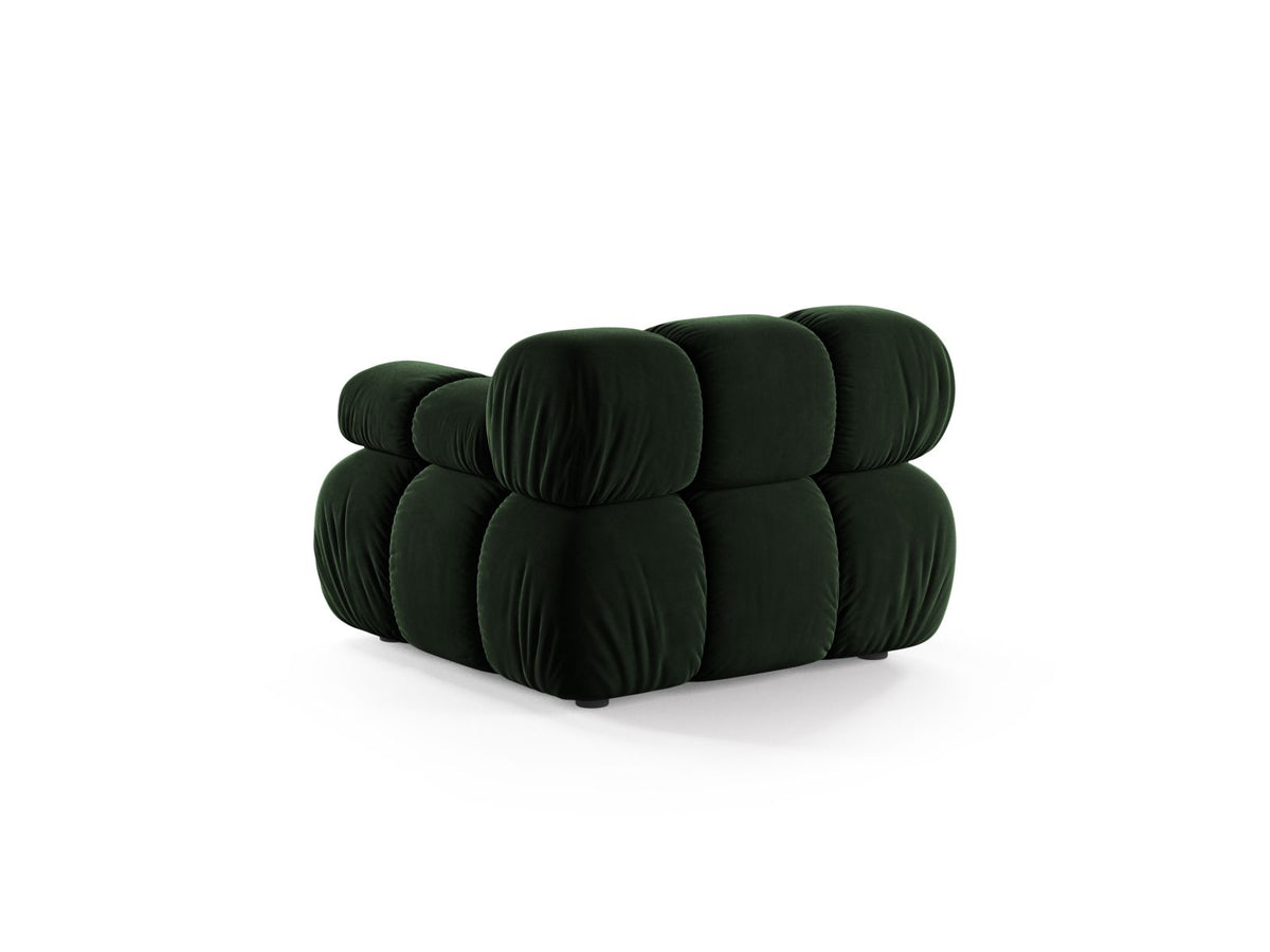 1-Sitzer Modul rechts Bellis in Bottle Green-Venus präsentiert im Onlineshop von KAQTU Design AG. Modulares Sofa ist von Micadoni