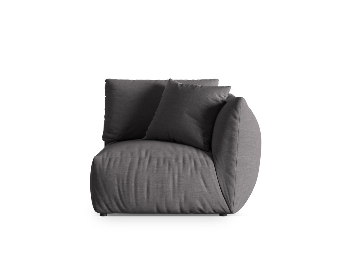 Chris Modul rechts 1 Sitzer in Sand-LINS präsentiert im Onlineshop von KAQTU Design AG. Modulares Sofa ist von Micadoni