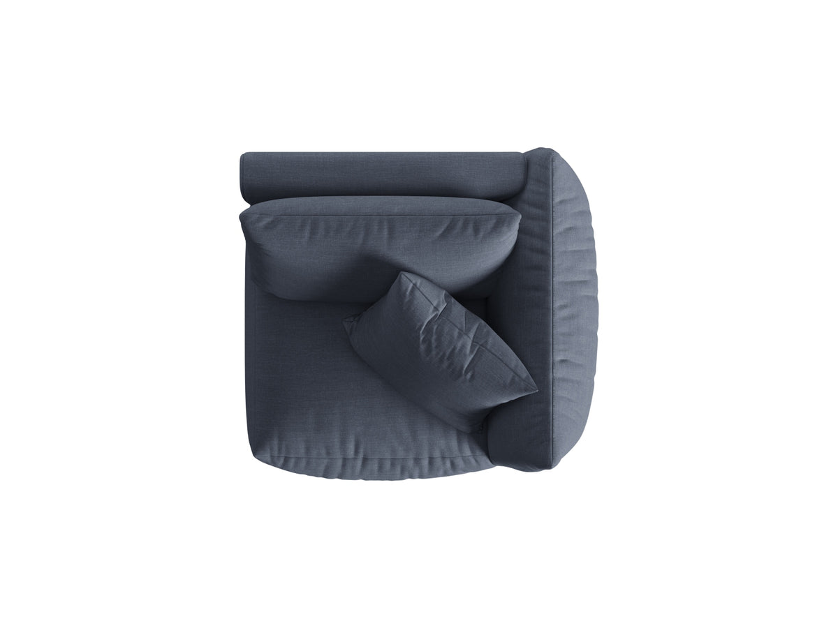 Chris Modul rechts 1 Sitzer in Light Green-LINS präsentiert im Onlineshop von KAQTU Design AG. Modulares Sofa ist von Micadoni