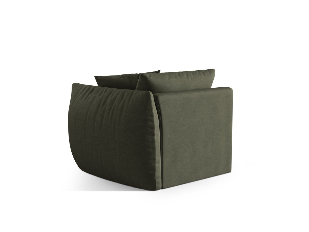 Chris Modul rechts 1 Sitzer in Muted Blue-LINS präsentiert im Onlineshop von KAQTU Design AG. Modulares Sofa ist von Micadoni