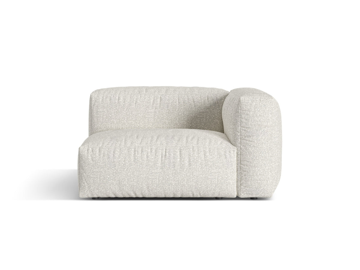 1-Sitzer Sofa Martina Wide rechts in Grey Beige Melange-Monet präsentiert im Onlineshop von KAQTU Design AG. Modulares Sofa ist von Micadoni