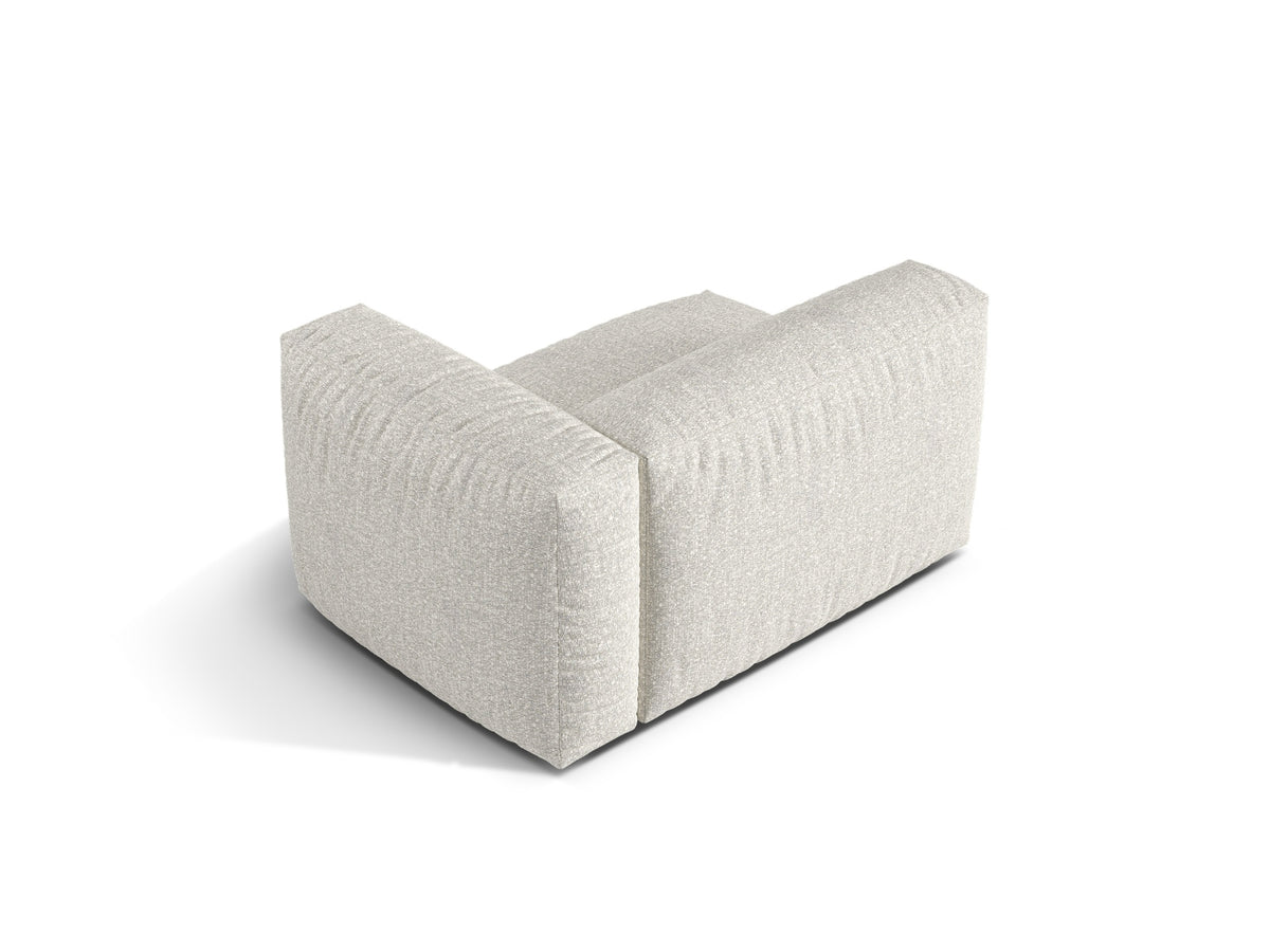 1-Sitzer Sofa Martina Wide rechts in Grey Beige Melange-Monet präsentiert im Onlineshop von KAQTU Design AG. Modulares Sofa ist von Micadoni