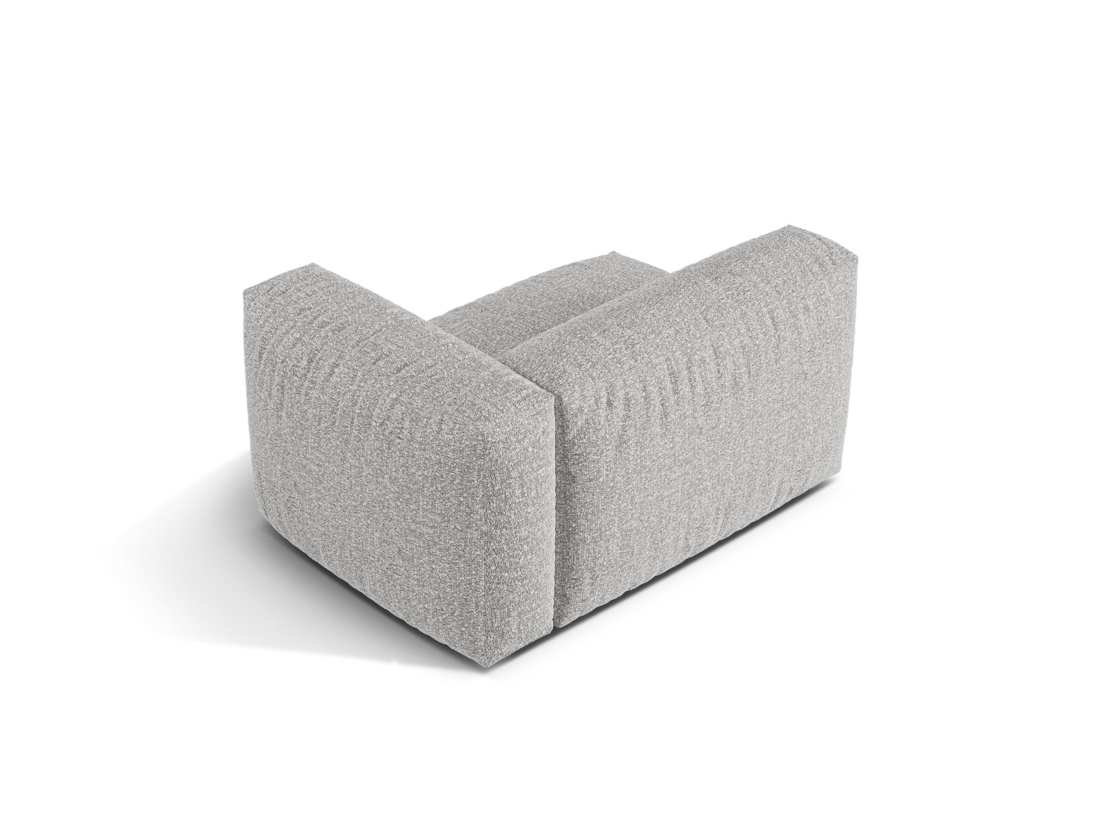 Elegantes 1-Sitzer Sofa Martina Wide rechts in modernem Silver-Monet, ideal für stilvolle Wohnkonzepte und gemütliche Akzente.