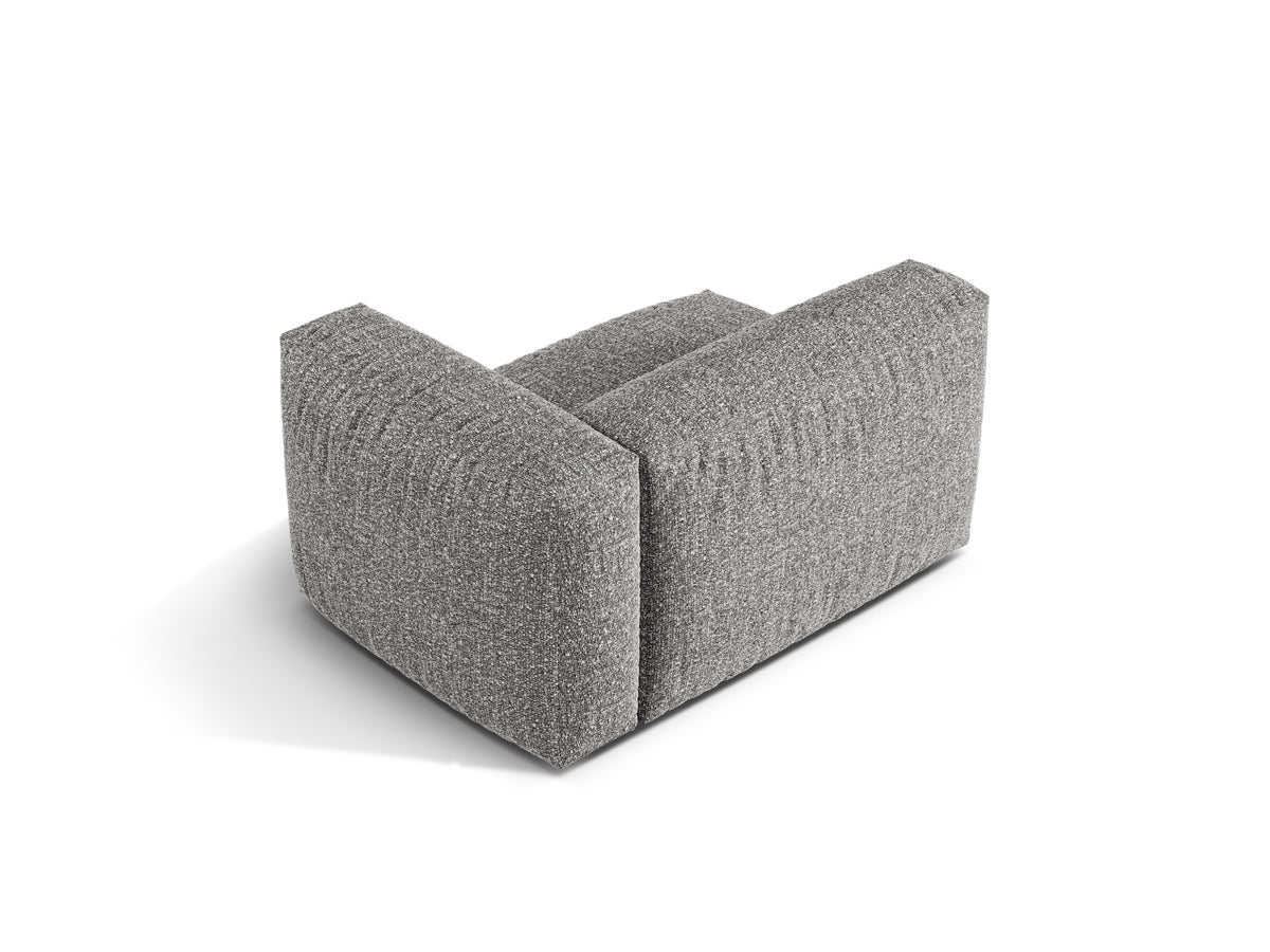 1-Sitzer Sofa Martina Wide rechts in Graphite-Monet präsentiert im Onlineshop von KAQTU Design AG. Modulares Sofa ist von Micadoni