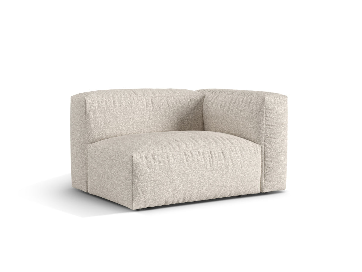 1-Sitzer Sofa Martina Wide rechts in Beige-Monet präsentiert im Onlineshop von KAQTU Design AG. Modulares Sofa ist von Micadoni