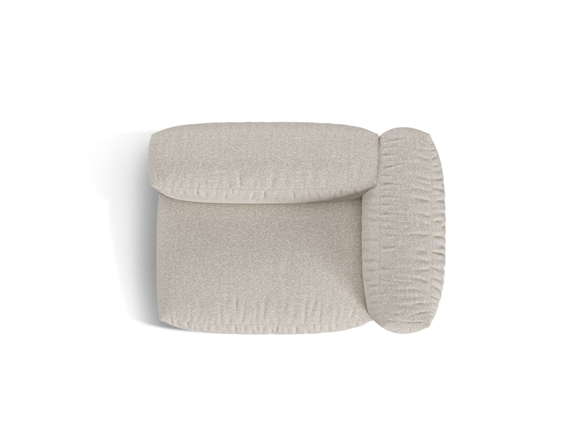 1-Sitzer Sofa Martina Wide rechts in Beige-Monet präsentiert im Onlineshop von KAQTU Design AG. Modulares Sofa ist von Micadoni