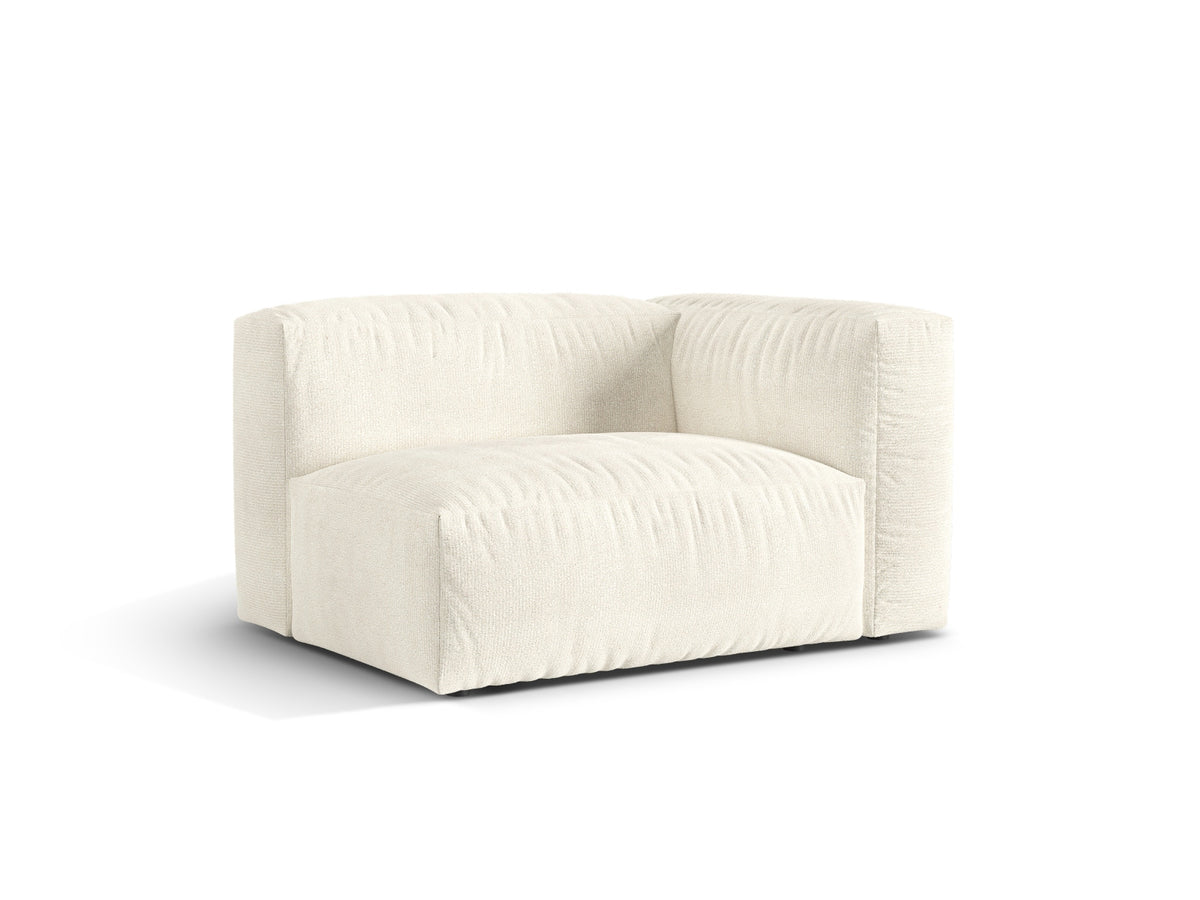 1-Sitzer Sofa Martina Wide rechts in Ivory-Monet präsentiert im Onlineshop von KAQTU Design AG. Modulares Sofa ist von Micadoni