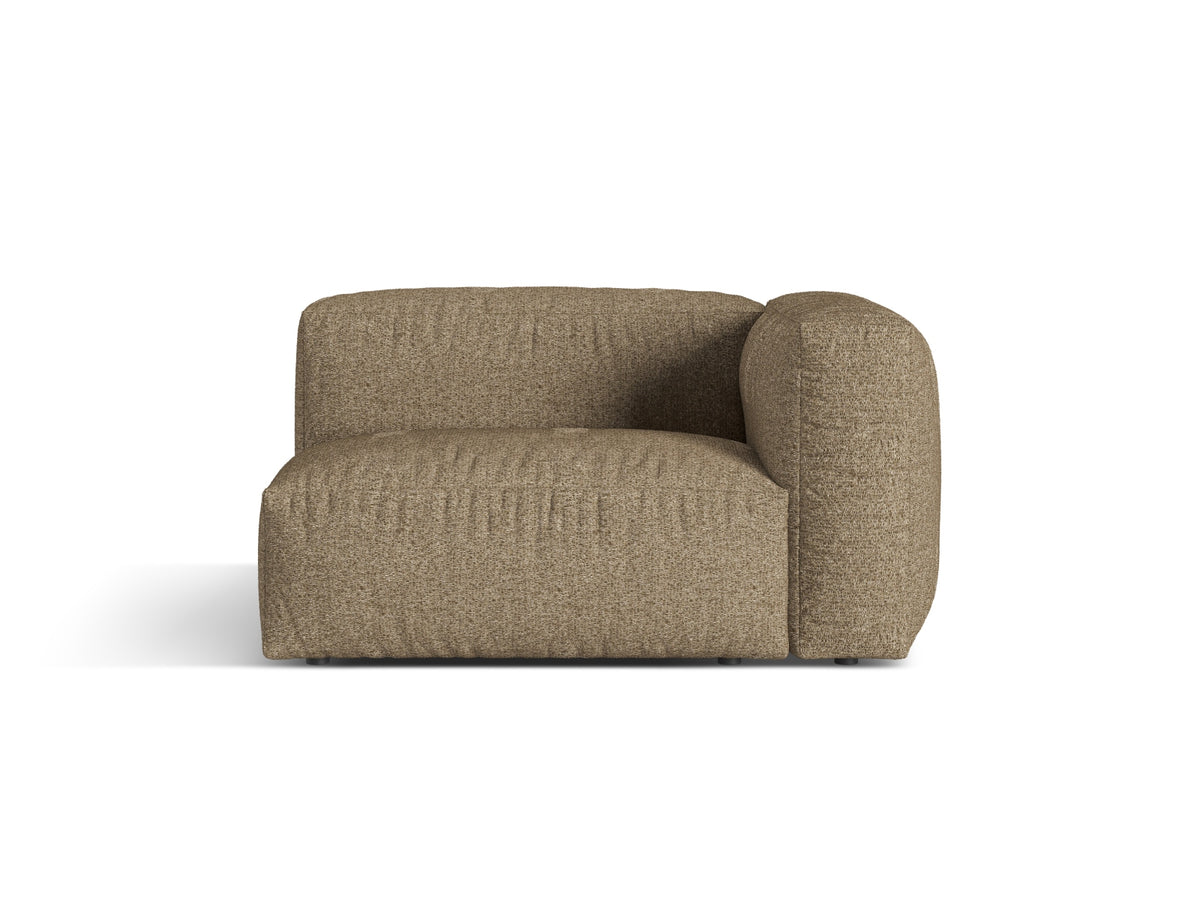 1-Sitzer Sofa Martina Wide rechts in Cappuccino-Monet präsentiert im Onlineshop von KAQTU Design AG. Modulares Sofa ist von Micadoni