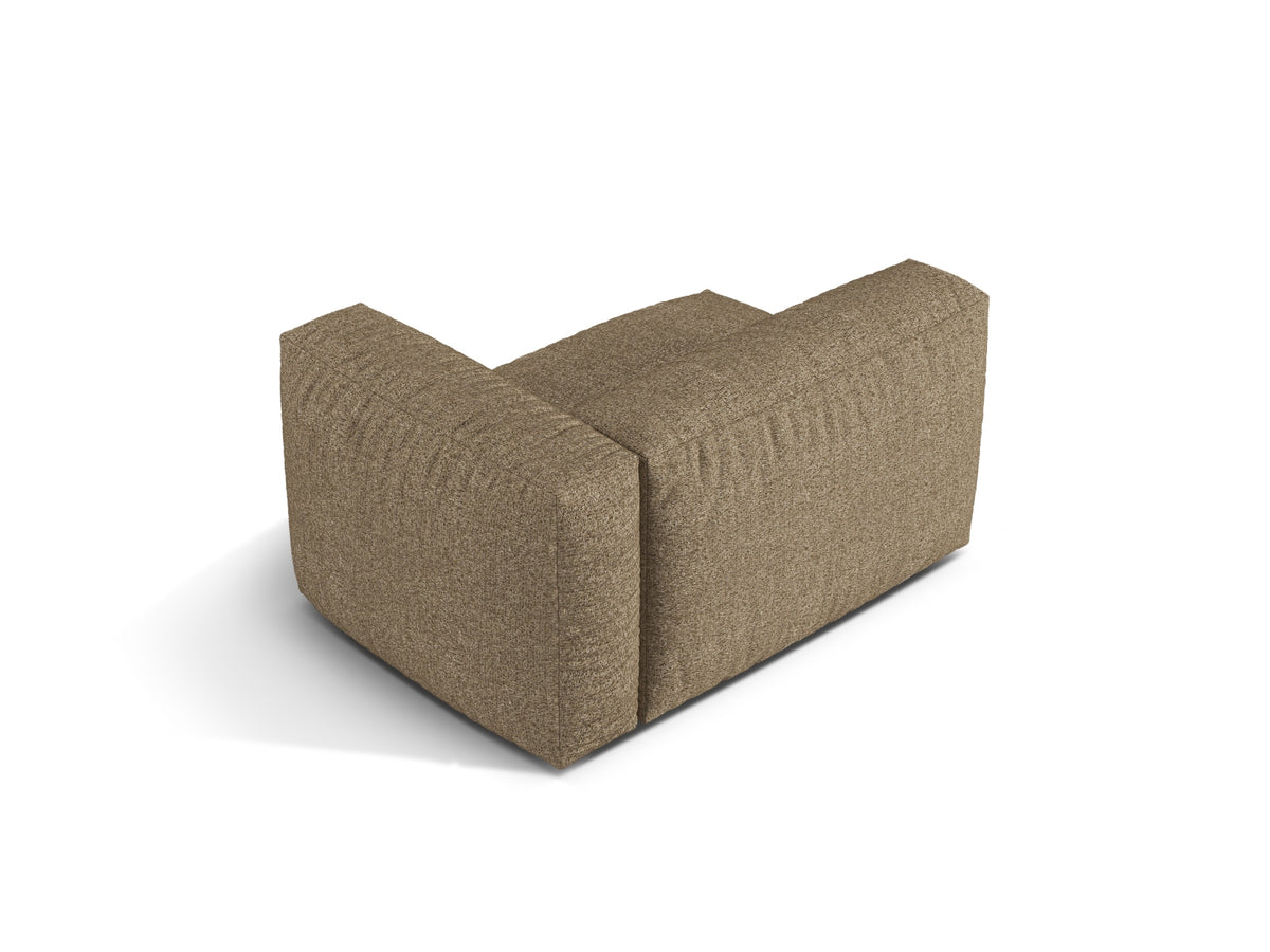 1-Sitzer Sofa Martina Wide rechts in Cappuccino-Monet präsentiert im Onlineshop von KAQTU Design AG. Modulares Sofa ist von Micadoni