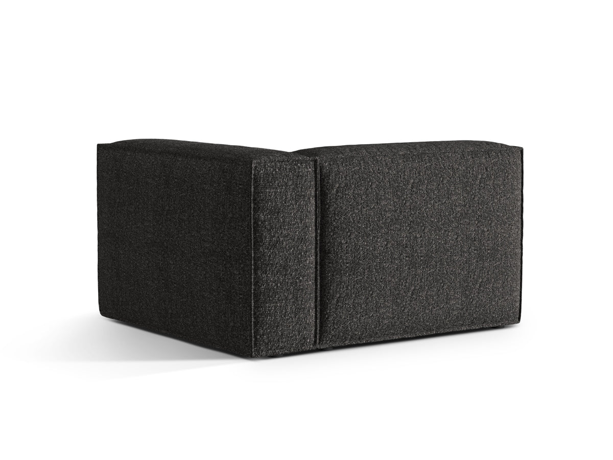 Nuria Boucle rechts Modular Sofa 1 Sitzer in Anthracite-Monet präsentiert im Onlineshop von KAQTU Design AG. Modulares Sofa ist von Micadoni