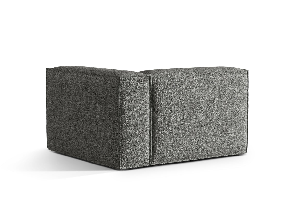 Nuria Boucle rechts Modular Sofa 1 Sitzer in Graphite-Monet präsentiert im Onlineshop von KAQTU Design AG. Modulares Sofa ist von Micadoni