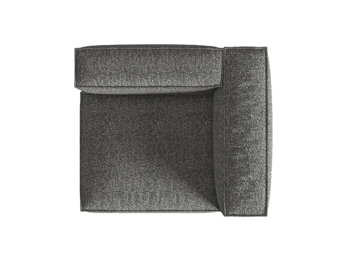 Nuria Boucle rechts Modular Sofa 1 Sitzer in Graphite-Monet präsentiert im Onlineshop von KAQTU Design AG. Modulares Sofa ist von Micadoni