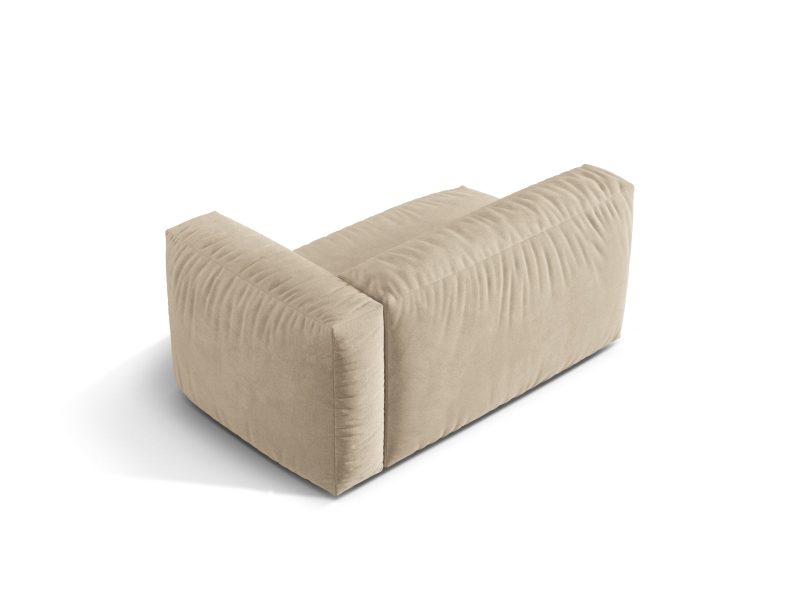 Beige 1-Sitzer-Modul Martina von Micadoni, perfekt für moderne Wohnkonzepte und vielseitige Raumgestaltungen.