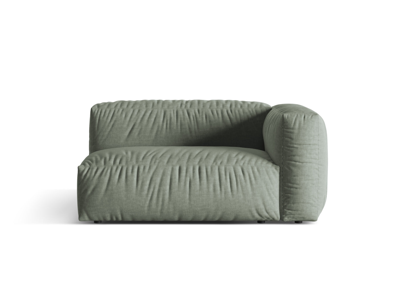 Martina Modul rechts 1 Sitzer in Moss Green präsentiert im Onlineshop von KAQTU Design AG. Modulares Sofa ist von Micadoni