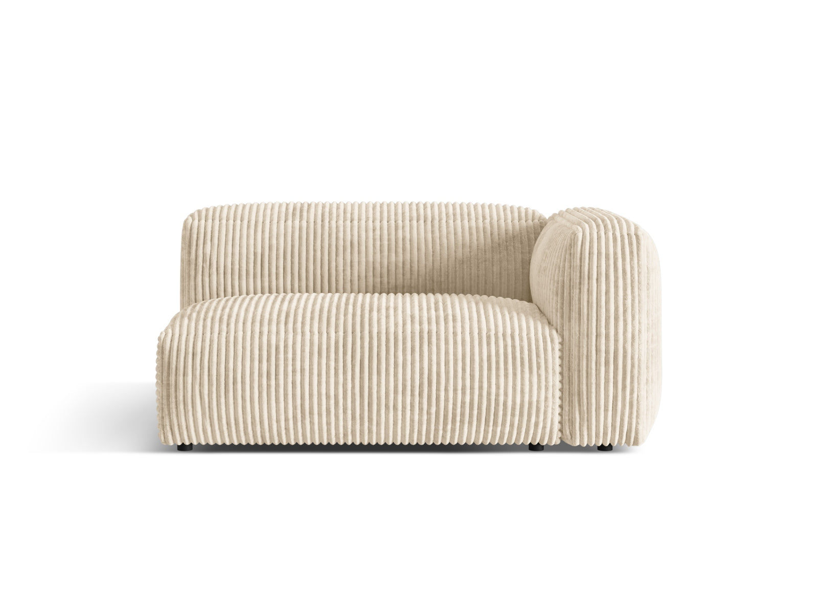Martina Modul rechts 1 Sitzer in Light Beige präsentiert im Onlineshop von KAQTU Design AG. Modulares Sofa ist von Micadoni