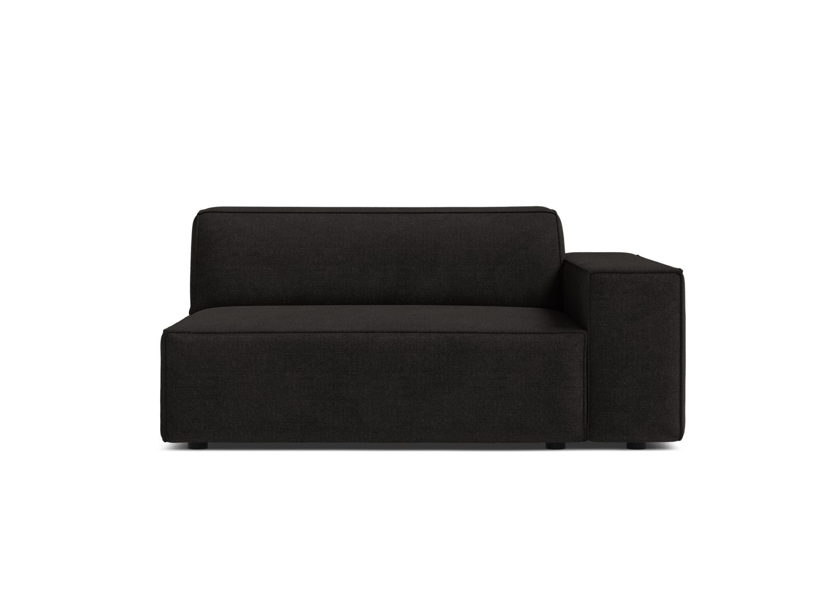 1-Sitzer Modul Rechts Jodie in Black-Liberty präsentiert im Onlineshop von KAQTU Design AG. Modulares Sofa ist von Micadoni