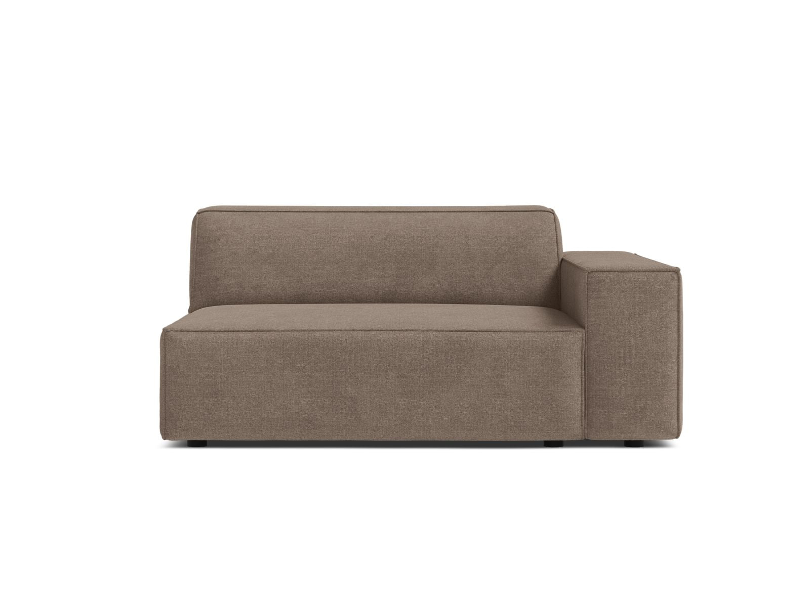 1-Sitzer Modul Rechts Jodie in Cappuccino-Liberty präsentiert im Onlineshop von KAQTU Design AG. Modulares Sofa ist von Micadoni
