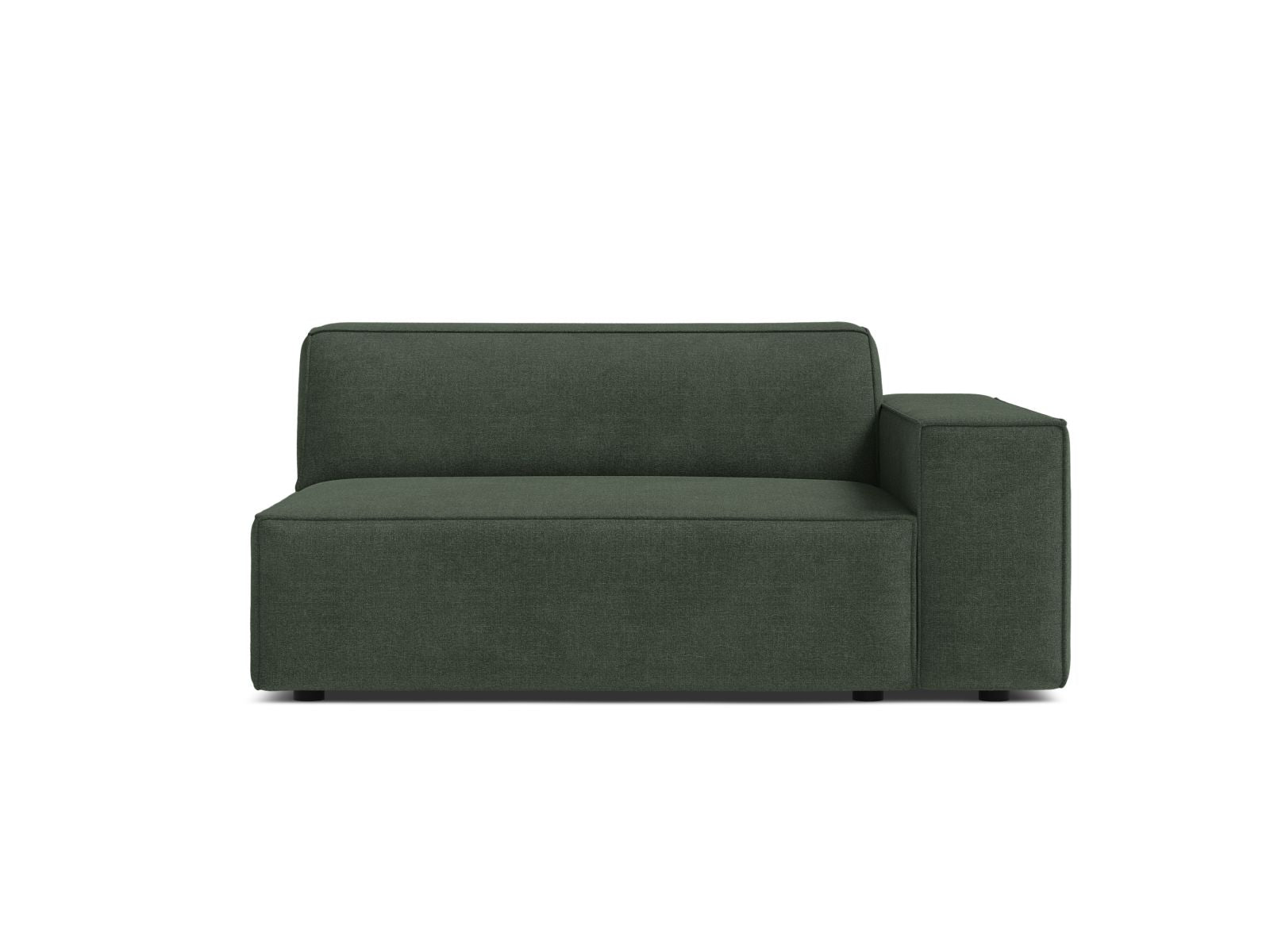 1-Sitzer Modul Rechts Jodie in Moss Green-Liberty präsentiert im Onlineshop von KAQTU Design AG. Modulares Sofa ist von Micadoni