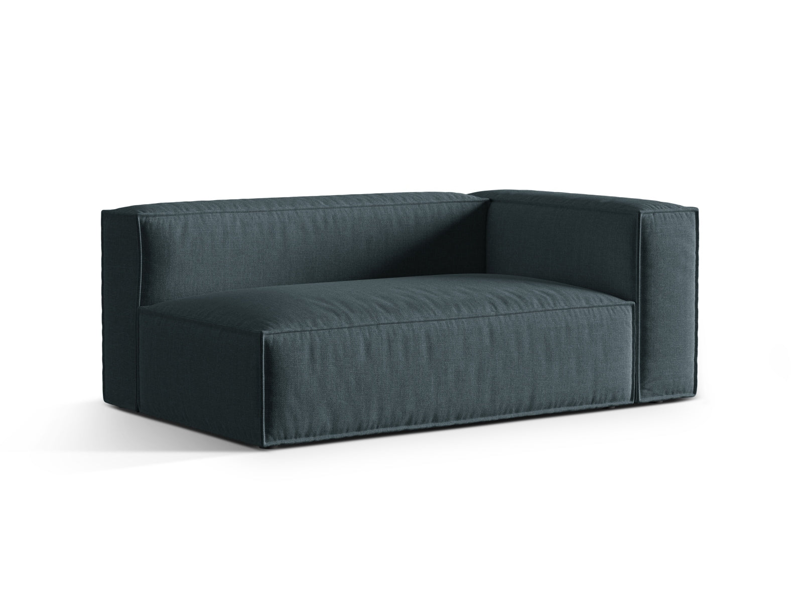 Elegantes 3-Sitzer Sofa Nuria in tiefem Petrol, ideal für moderne Wohnräume. Modular und vielseitig einsetzbar, von Micadoni.