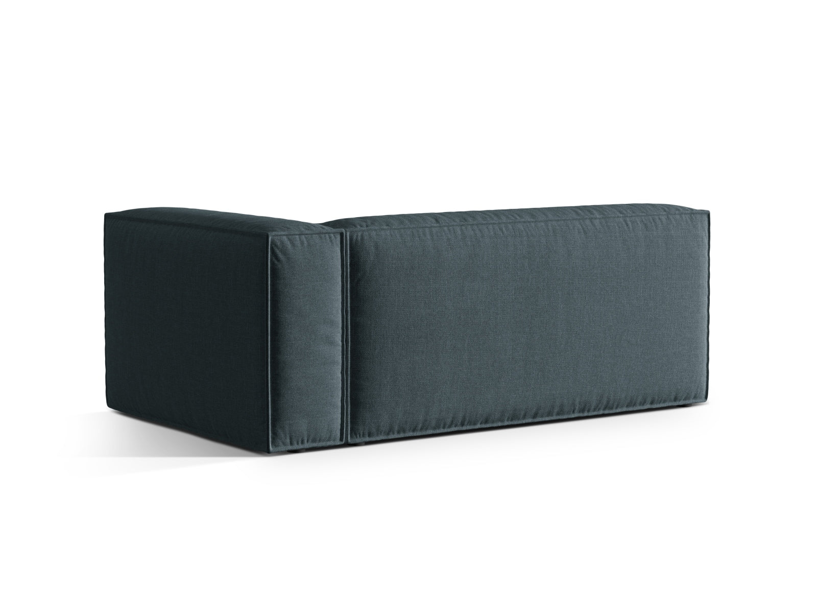 Elegantes 3-Sitzer Sofa Nuria in tiefem Petrol, ideal für moderne Wohnkonzepte. Modular und vielseitig, passt sich jedem Raum an.