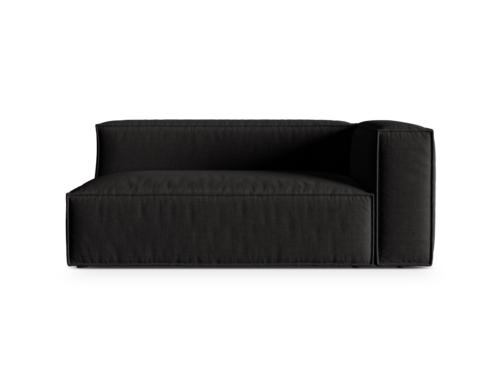 3-Sitzer Modular Sofa rechts Nuria in Black-Liberty präsentiert im Onlineshop von KAQTU Design AG. 3er Sofa ist von Micadoni