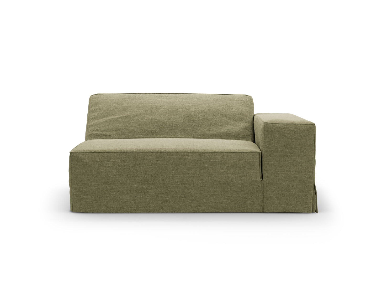 Stylischer 1-Sitzer Jodie Modul in zartem Mint, perfekt für moderne Wohnkonzepte und gemütliche Lounge-Bereiche.