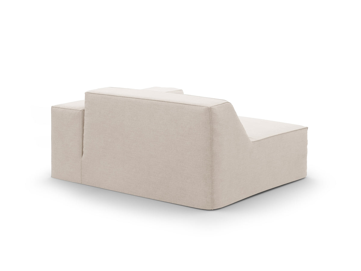 Jodie Modul rechts 1 Sitzer mit abnehmbaren Bezug in Beige-LINS präsentiert im Onlineshop von KAQTU Design AG. Modulares Sofa ist von Micadoni