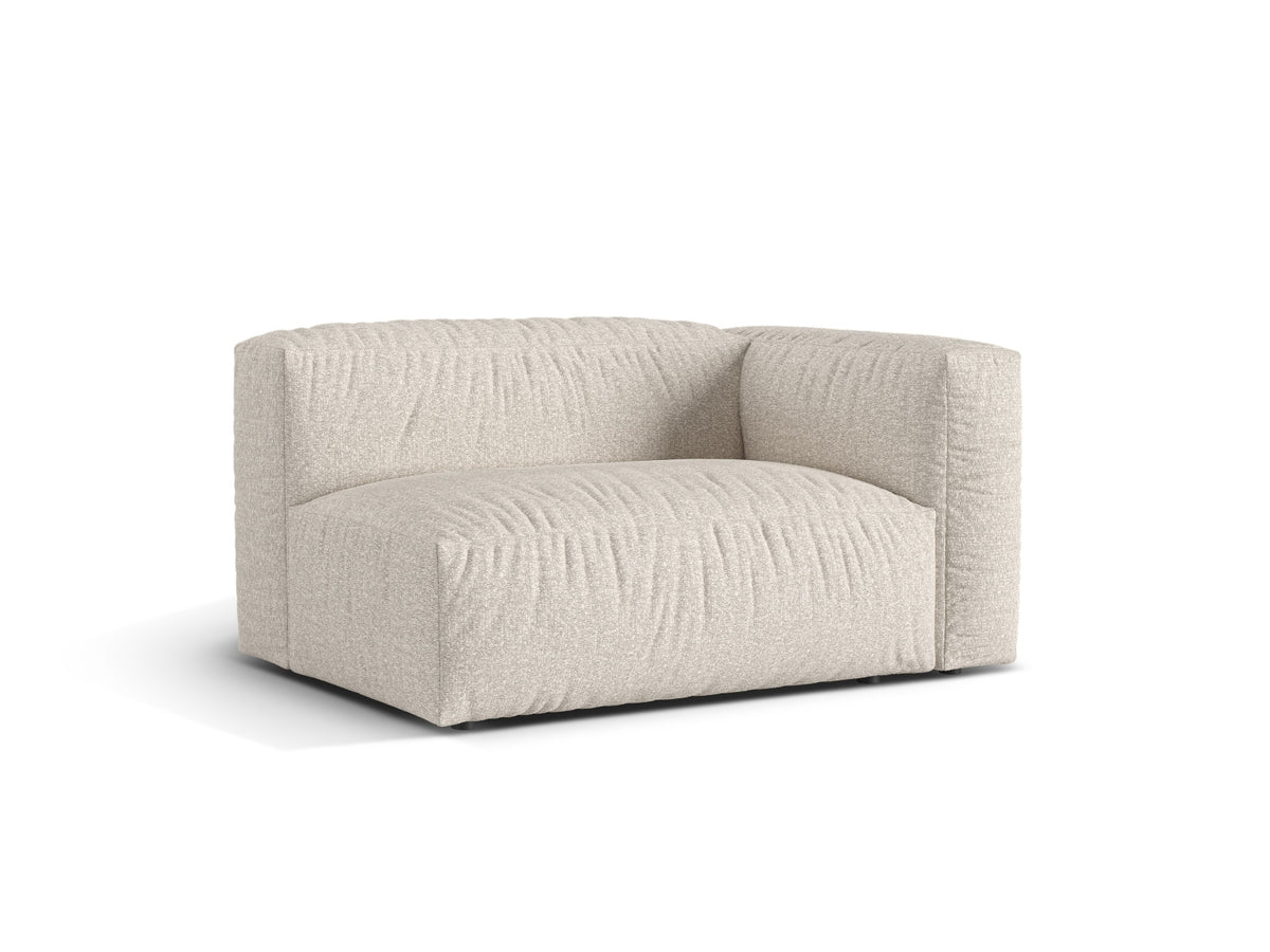 Doppelsitz-Sofa rechts Martina in Beige-Monet präsentiert im Onlineshop von KAQTU Design AG. Modulares Sofa ist von Micadoni