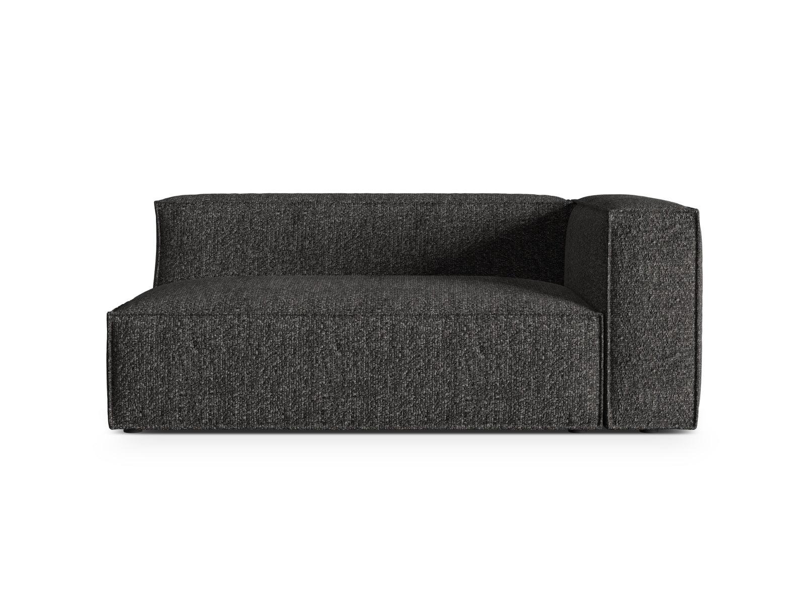 Nuria Boucle rechts Modular Sofa 3 Sitzer in Anthracite präsentiert im Onlineshop von KAQTU Design AG. Modulares Sofa ist von Micadoni