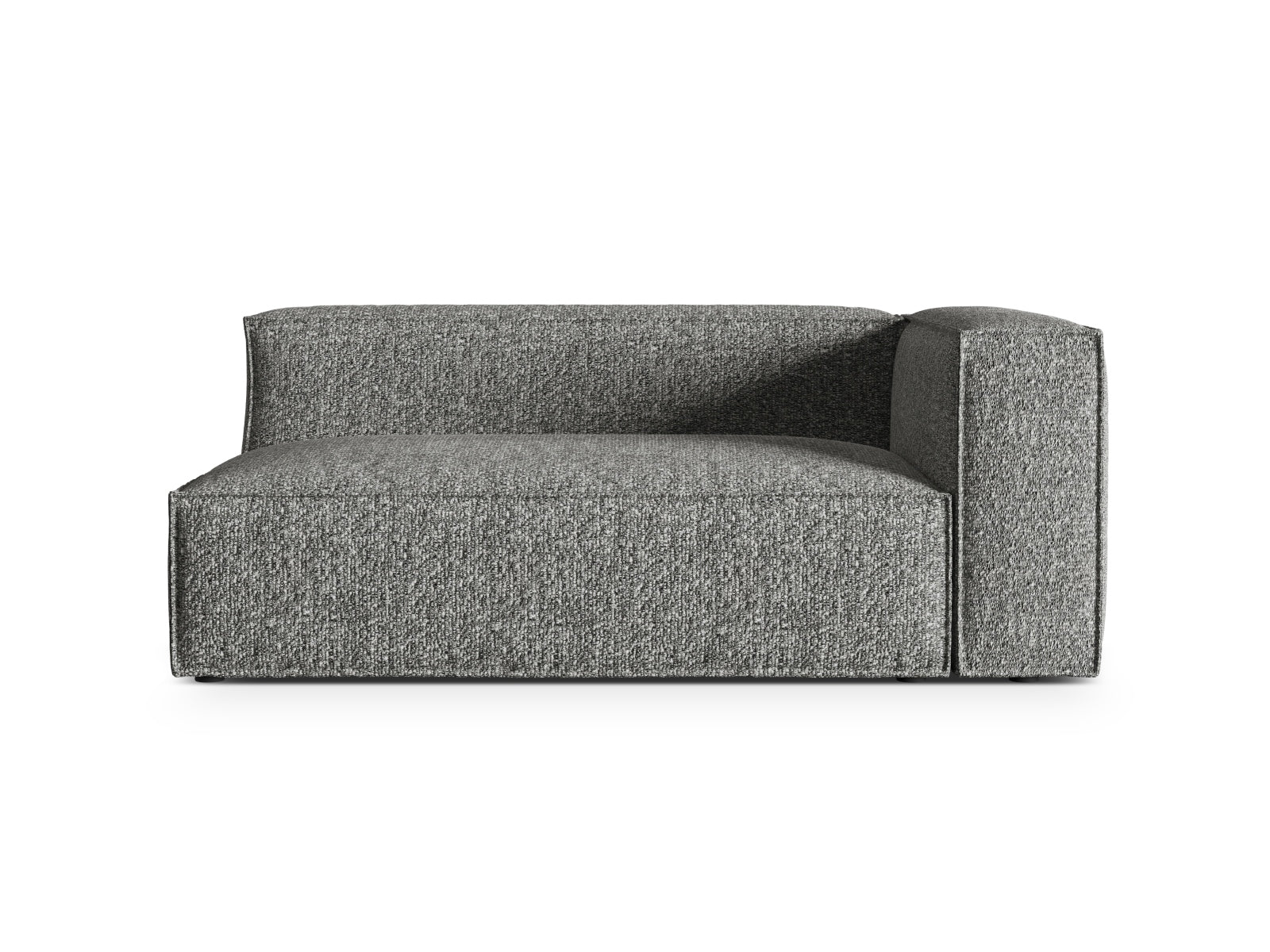 Nuria Boucle rechts Modular Sofa 3 Sitzer in Graphite präsentiert im Onlineshop von KAQTU Design AG. Modulares Sofa ist von Micadoni