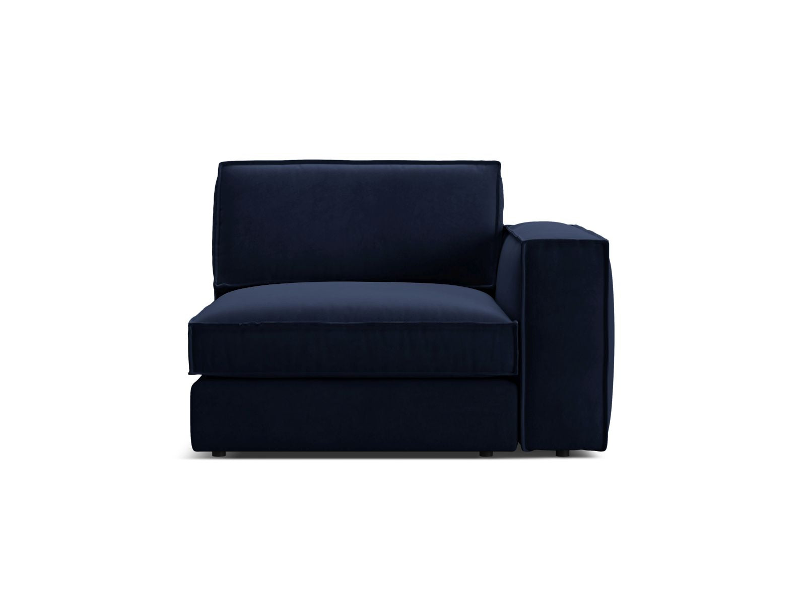 1-Sitzer Modul rechts Pola in Royal Blue-Salvador präsentiert im Onlineshop von KAQTU Design AG. Modulares Sofa ist von Micadoni