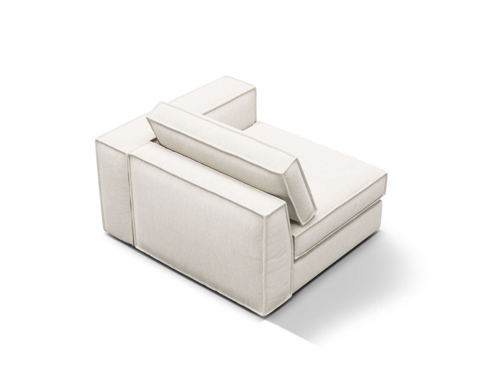 Elegantes 1-Sitzer Modul rechts Pola in modernem Design, ideal für individuelle Sofa-Kombinationen in stilvollen Wohnbereichen.