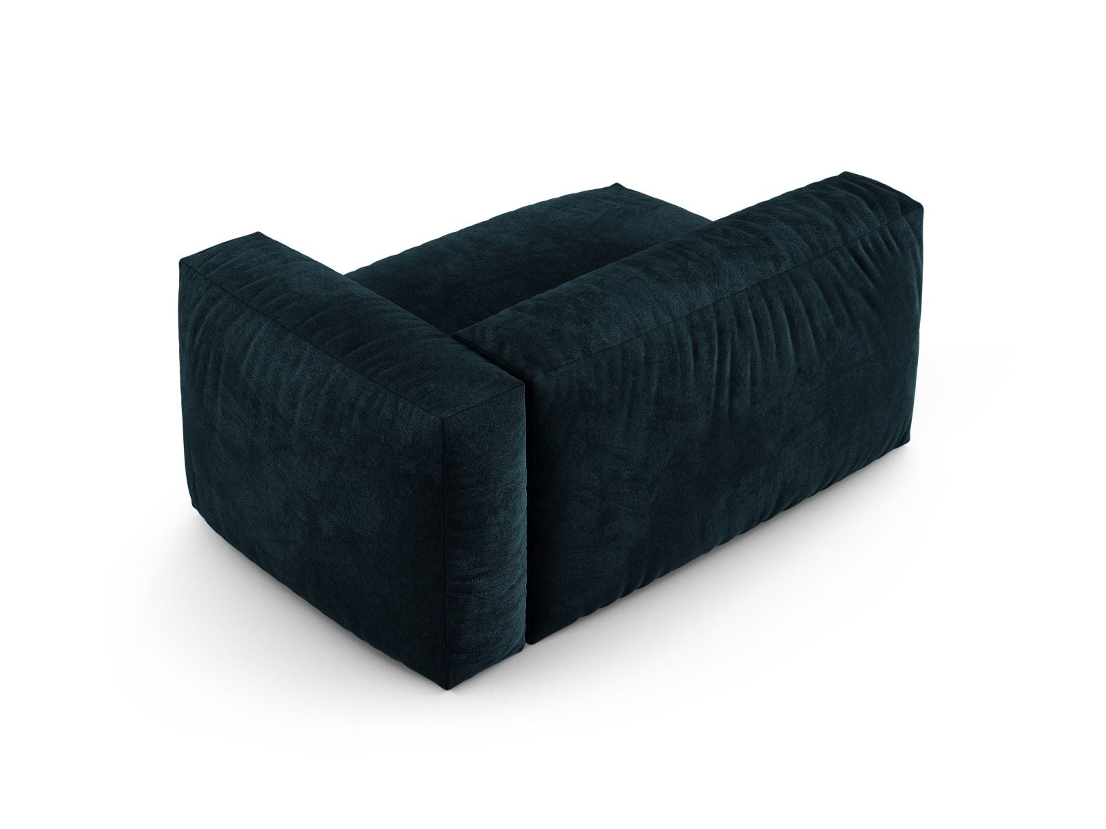 Elegantes XL Doppelsitz-Sofa Martina in stilvollem Petrol, ideal für kreative Raumgestaltungen. Modulares Design von Micadoni für vielseitige Nutzung.