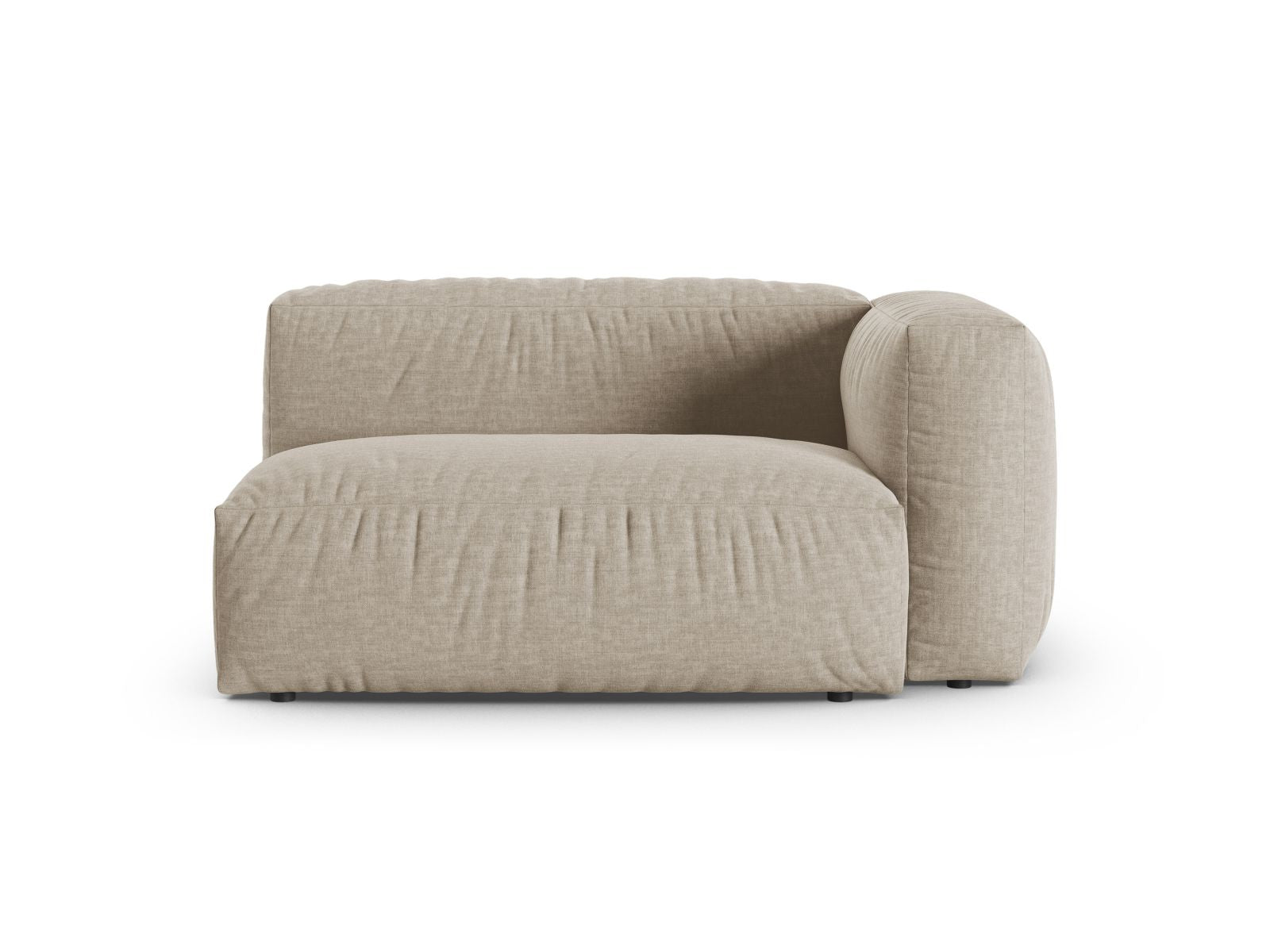 Doppelsitz-Sofa rechts XL Martina in Light Beige-Boston präsentiert im Onlineshop von KAQTU Design AG. Modulares Sofa ist von Micadoni