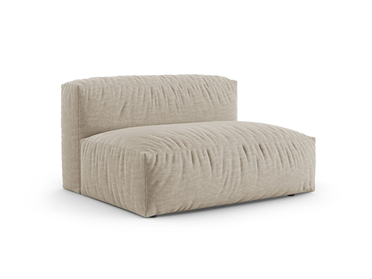 Doppelsitz-Sofa rechts XL Martina in Light Beige-Boston präsentiert im Onlineshop von KAQTU Design AG. Modulares Sofa ist von Micadoni