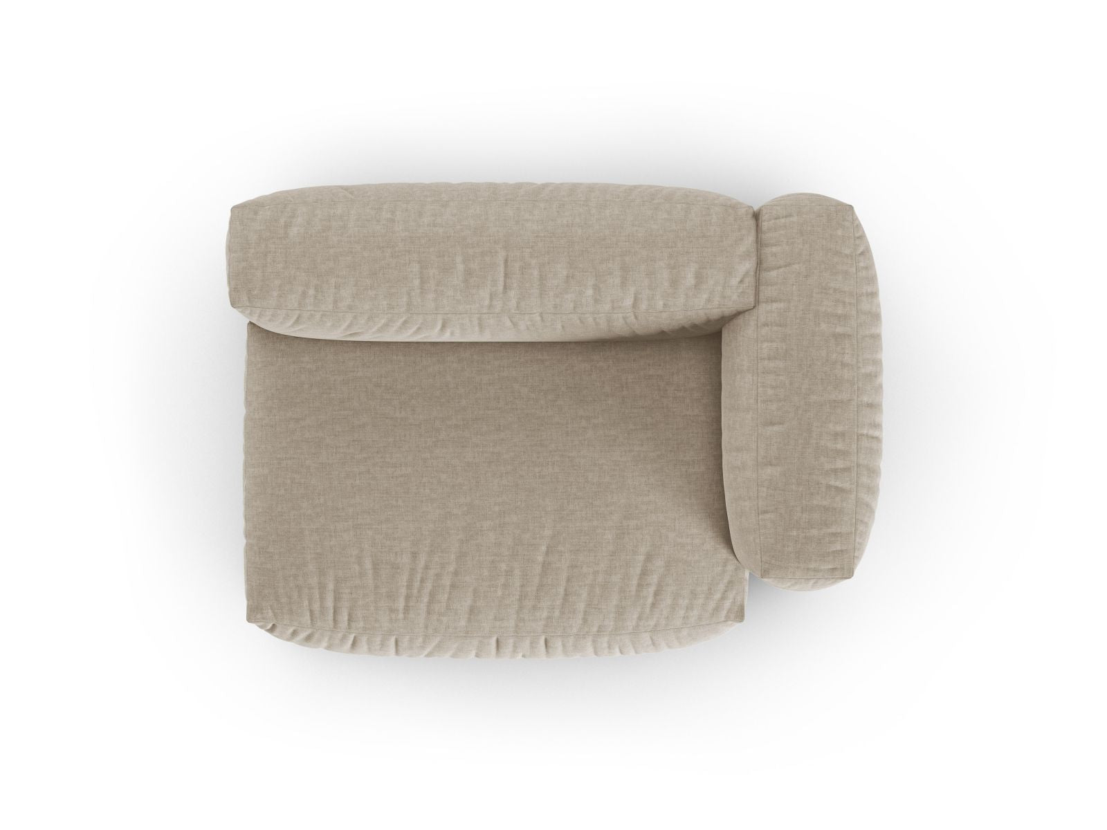 Beige XL Doppelsitz-Sofa Martina von Micadoni, stilvolles modulares Design für vielseitige Wohnkonzepte und optimalen Sitzkomfort.