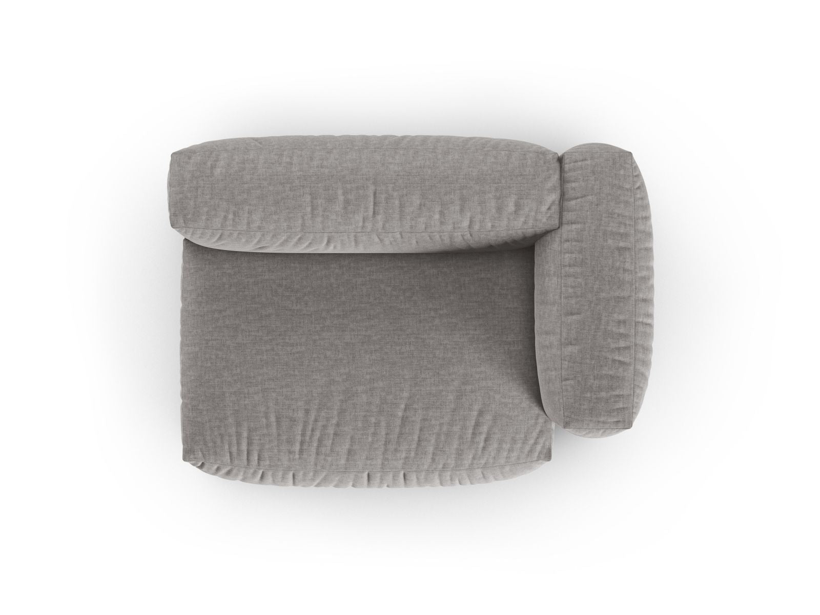 Stilvolles XL Doppelsitz-Sofa Martina in sanftem Grau, perfekt für zeitgemäße Interiors. Modulares Konzept von Micadoni für individuelle Gestaltung.